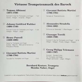 CD Bernhard Kratzer: Virtuose Baroque Trumpet Mucic Vol. 1 558757