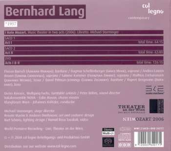 CD/DVD/SACD Bernhard Lang: I Hate Mozart »More Delicate Than Gratification Is Desire.« 122685