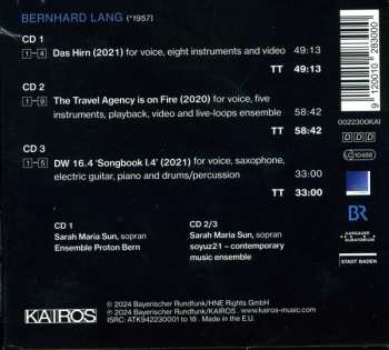 3CD Bernhard Lang: Voice and Ensemble 617254