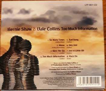 CD Bernie Shaw: Too Much Information 36934