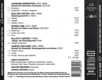 CD Leonard Bernstein: Kammermusik 591456