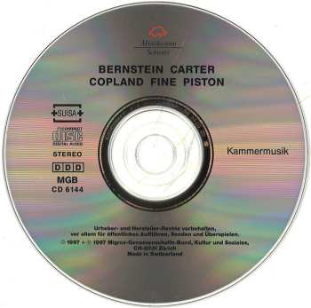 CD Leonard Bernstein: Kammermusik 591456