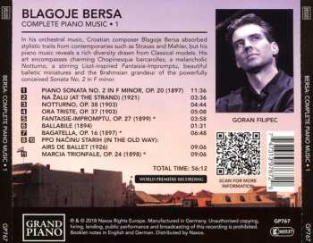 CD Blagoje Bersa: Complete Piano Music • 1 604632