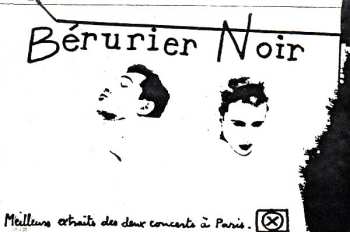 Album Bérurier Noir: Meilleurs Extraits Des Deux Concerts À Paris