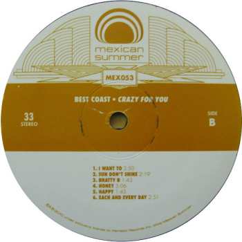 LP Best Coast: Crazy For You 611246