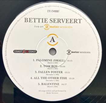 LP Bettie Serveert: Live On 2 Meter Sessions 656390