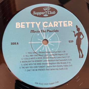 LP Betty Carter: Meets The Pianists LTD | NUM 568258