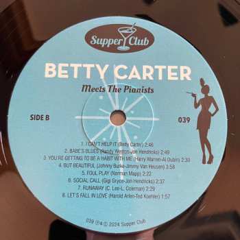 LP Betty Carter: Meets The Pianists LTD | NUM 568258