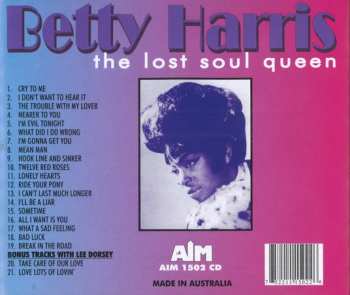 CD Betty Harris: The Lost Soul Queen 557353