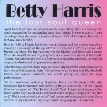 CD Betty Harris: The Lost Soul Queen 557353