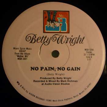 Album Betty Wright: No Pain, No Gain