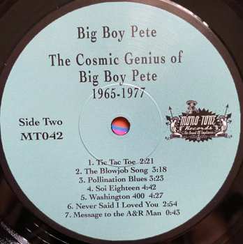 LP Big Boy Pete: The Cosmic Genius Of Big Boy Pete 1965-1977 68582