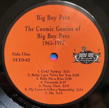 LP Big Boy Pete: The Cosmic Genius Of Big Boy Pete 1965-1977 68582