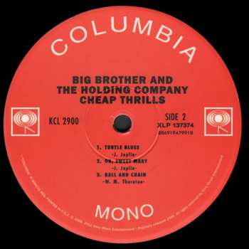 LP Big Brother & The Holding Company: Cheap Thrills LTD | NUM 580249