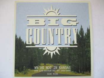 5CD Big Country: We're Not In Kansas (The Live Bootleg Box Set 1993-1998) 102415