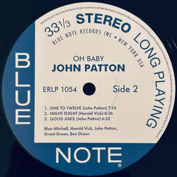 LP John Patton: Oh Baby! LTD 604226