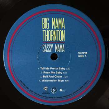 LP Big Mama Thornton: Sassy Mama: Live At The Rising Sun Celebrity Jazz Club 561245