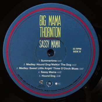 LP Big Mama Thornton: Sassy Mama: Live At The Rising Sun Celebrity Jazz Club 561245