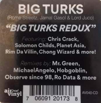 CD Big Turks: Big Turks Redux LTD 92682