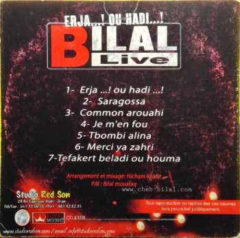 CD Cheb Bilal: Bilal Live 581910