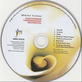 CD Bill Bruford: Earthworks Underground Orchestra 586577