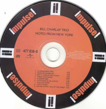 CD Bill Charlap Trio: Notes From New York 565489