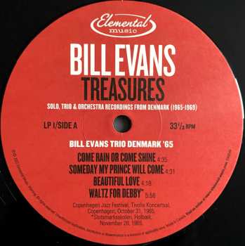 3LP Bill Evans: Treasures (Solo, Trio & Orchestra Recordings From Denmark (1965-1969)) LTD | NUM 553228