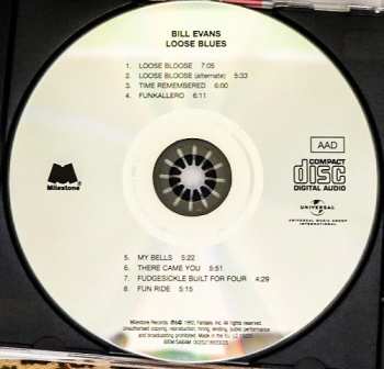 CD Bill Evans: Loose Blues 121022