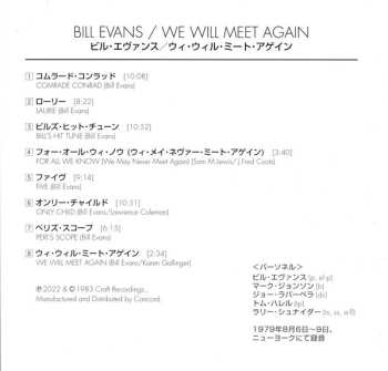 CD Bill Evans: We Will Meet Again LTD 611127