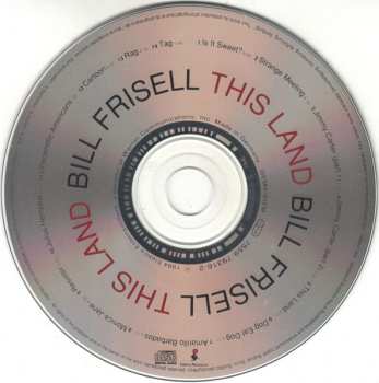 CD Bill Frisell: This Land 641015