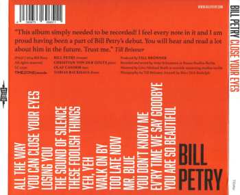 CD Bill Petry: Close Your Eyes 622639