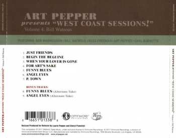 CD Bill Watrous Quintet: Art Pepper Presents “West Coast Sessions!” Volume 4: Bill Watrous 174397