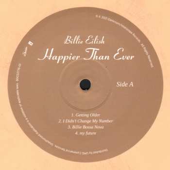 2LP Billie Eilish: Happier Than Ever LTD | CLR 393693