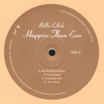 2LP Billie Eilish: Happier Than Ever LTD | CLR 393693