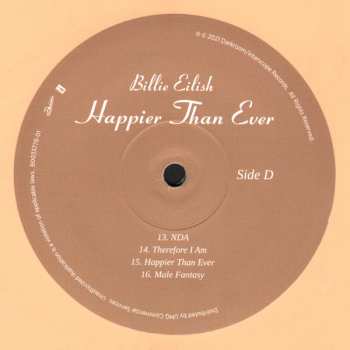 2LP Billie Eilish: Happier Than Ever LTD | CLR 393693