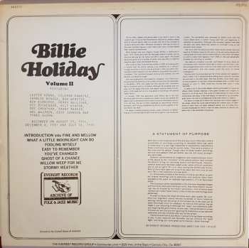 LP Billie Holiday: Billie Holiday Volume II 609796