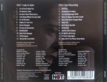 2CD Billie Holiday: Lady In Satin / Last Recording 613275