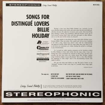 2LP Billie Holiday: Songs For Distingué Lovers LTD 519890