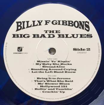 LP Billy Gibbons: The Big Bad Blues CLR 4604