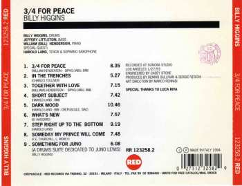 CD Billy Higgins: 3/4 For Peace 429561