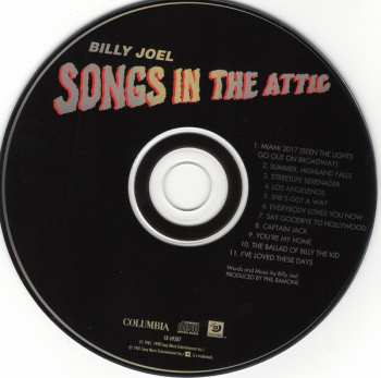 CD Billy Joel: Songs In The Attic 291324