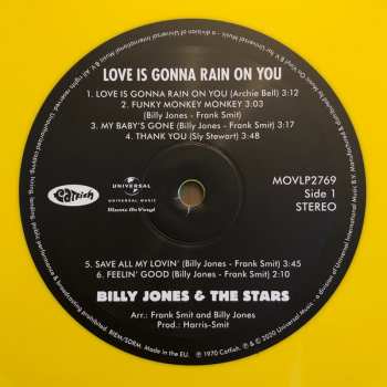 LP Billy Jones: Love Is Gonna Rain On You LTD | NUM 342963