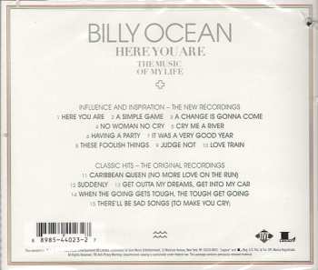 CD Billy Ocean: Here You Are + The Music Of My Life 615058