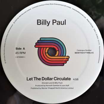 Album Billy Paul: Let The Dollar Circulate / East