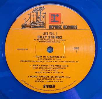 2LP Billy Strings: Live Vol. 1 CLR | LTD 569861