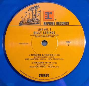 2LP Billy Strings: Live Vol. 1 CLR | LTD 569861