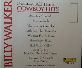 CD Billy Walker: Greatest All Time Cowboy Hits 596280