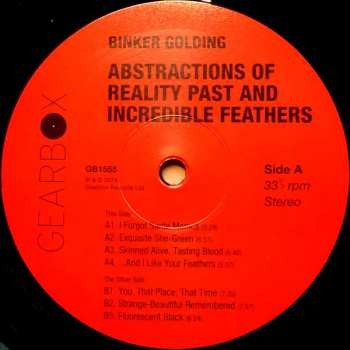 LP Binker Golding: Abstractions Of Reality Past And Incredible Feathers 551064