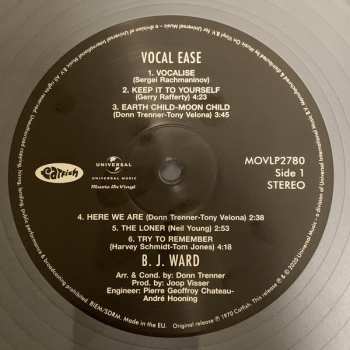 LP B.J. Ward: Vocal Ease LTD | NUM | CLR 39110