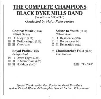 CD The Black Dyke Mills Band: The Complete Champions 554028